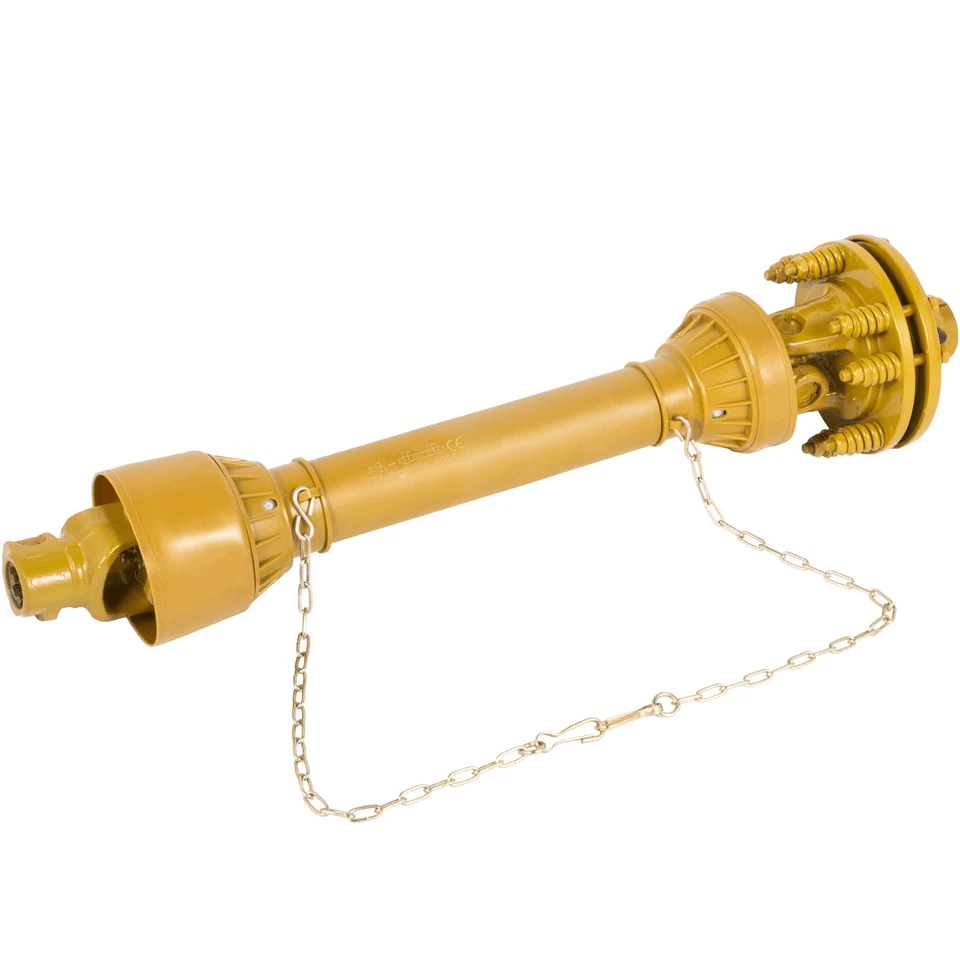 Heavy Duty PTO Shaft Spline With Slip Clutch Yellow T4 Series Adjustable For Tractors  Implements 6
