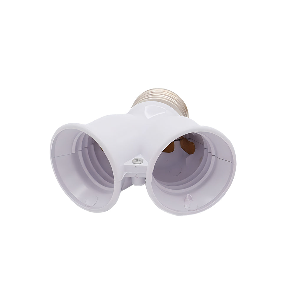 Creative E27 12 Conversion Head 2E27 Lamp Holder Extender  Socket Splitter
