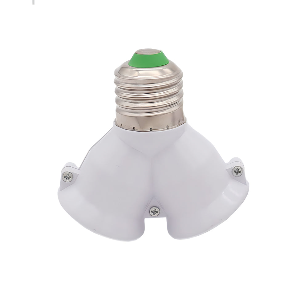 Creative E27 12 Conversion Head 2E27 Lamp Holder Extender  Socket Splitter