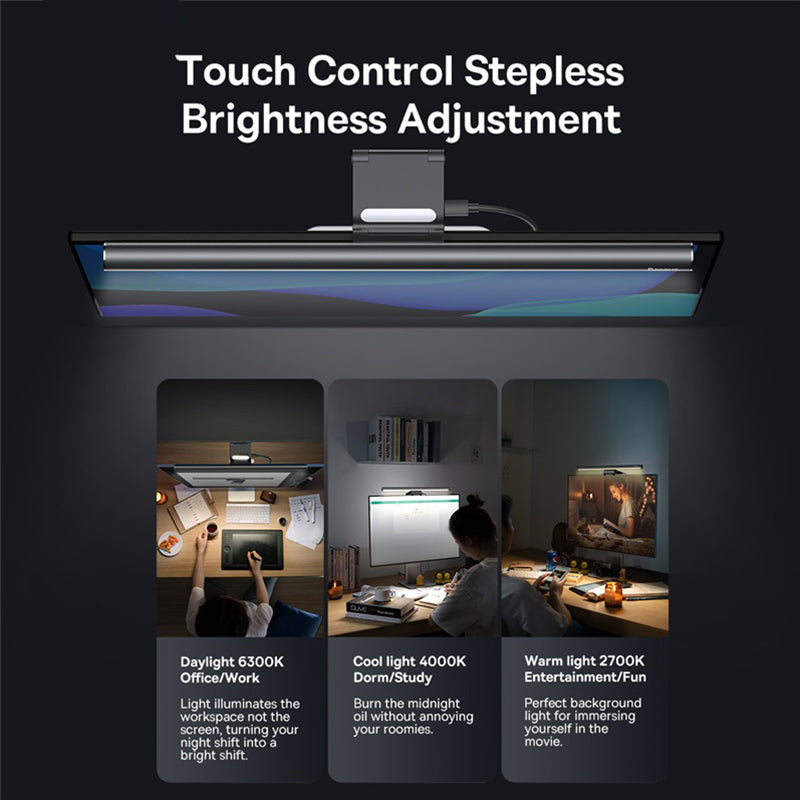 Computer Monitor Hanging Light USBPowered Desk Lamp for Reading and Study