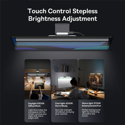Computer Monitor Hanging Light USBPowered Desk Lamp for Reading and Study
