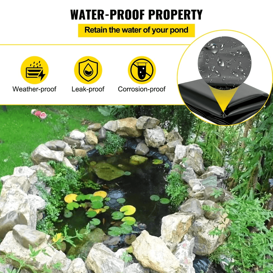 20x25 Ft 20 Mil LLDPE Pond Liner  HeavyDuty Waterproof Fish Pond Liner For Water Gardens Koi Ponds  5