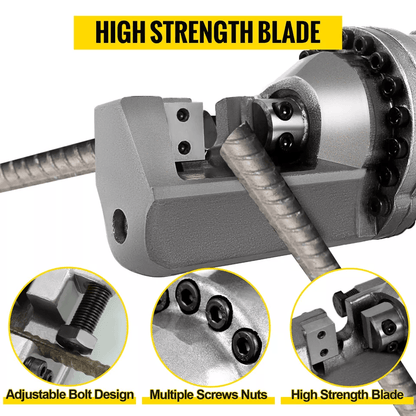 Rebar Cutter Portable Electric Hydraulic 16mm Rebar Cutting Tool For Construction  Steel Bar Projec 4