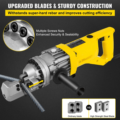 Rebar Cutter Portable Electric Hydraulic 16mm Rebar Cutting Tool For Construction  Steel Bar Projec 3