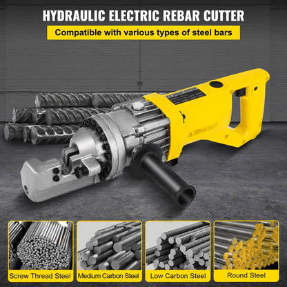 Rebar Cutter Portable Electric Hydraulic 16mm Rebar Cutting Tool For Construction  Steel Bar Projec 5