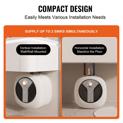 Electric Mini Tank Water Heater Compact Storage Solution For Instant Hot Water In Showers Kitchens  3