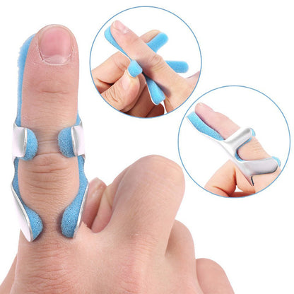 Tcare Medical Finger Splint with Malleable Aluminium Frog Phalanx Brace for Injury Recovery  Suppo