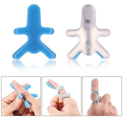 Tcare Medical Finger Splint with Malleable Aluminium Frog Phalanx Brace for Injury Recovery  Suppo