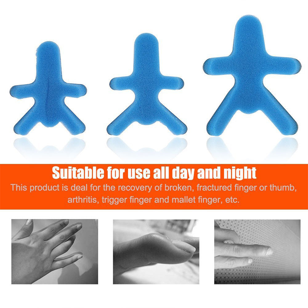 Tcare Medical Finger Splint with Malleable Aluminium Frog Phalanx Brace for Injury Recovery  Suppo
