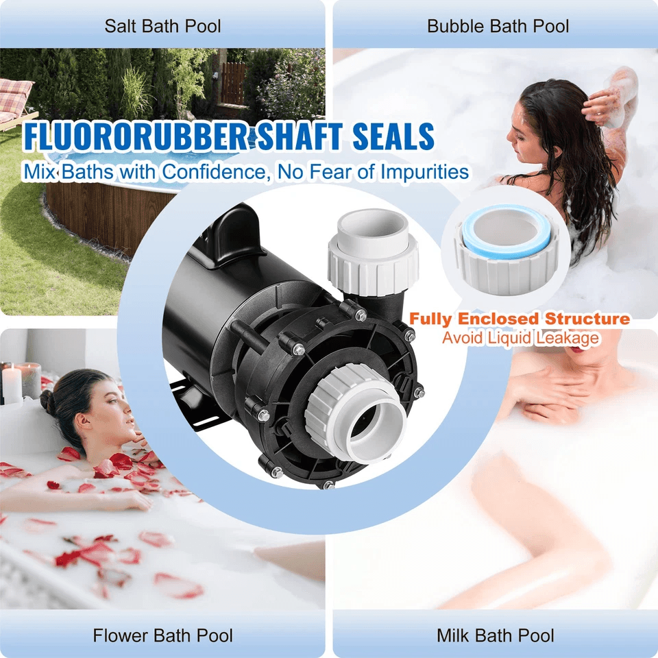 2 Speed Spa Pump 56 Frame High Speed  Low Speed Efficient Hot Tub Circulation Pump 3