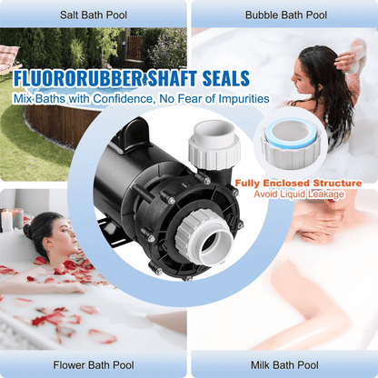 2 Speed Spa Pump 56 Frame High Speed  Low Speed Efficient Hot Tub Circulation Pump 3