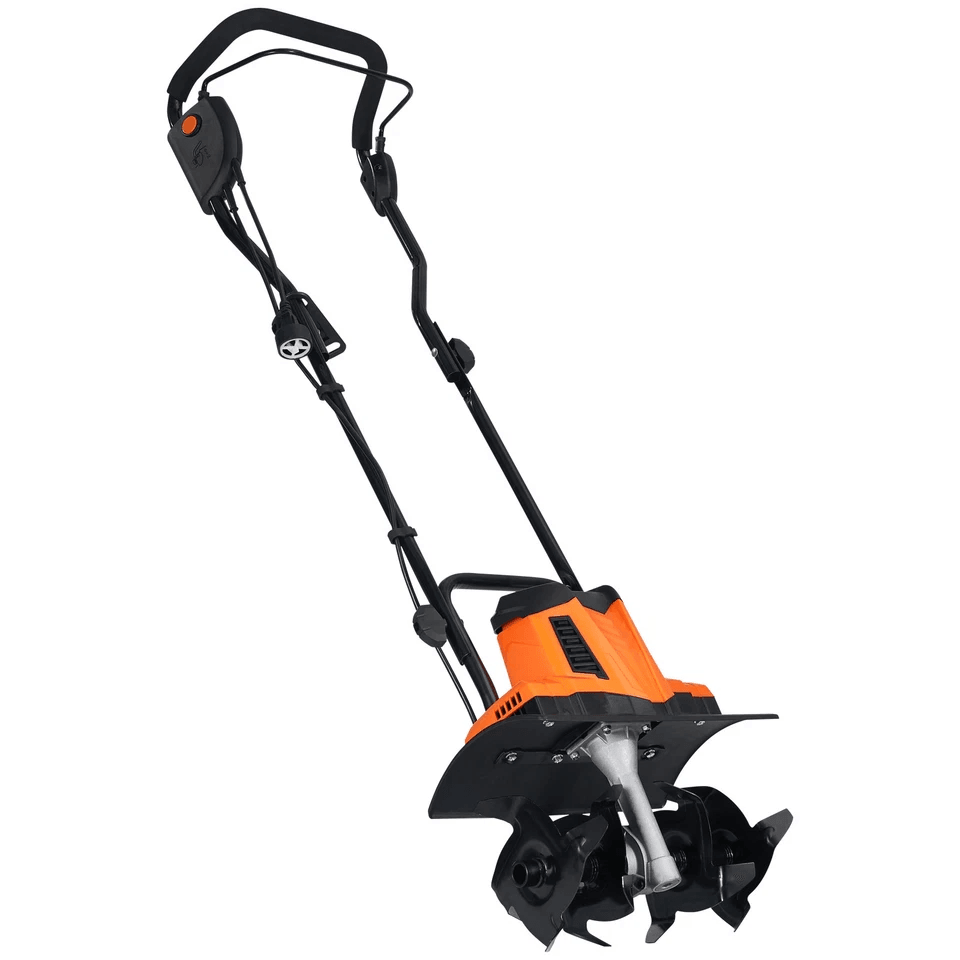 10 Amp Corded Electric TillerCultivator 14 Width 394 Depth Lightweight Garden Rototiller For Lawn S 7