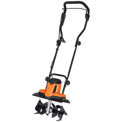 10 Amp Corded Electric TillerCultivator 14 Width 394 Depth Lightweight Garden Rototiller For Lawn S 8