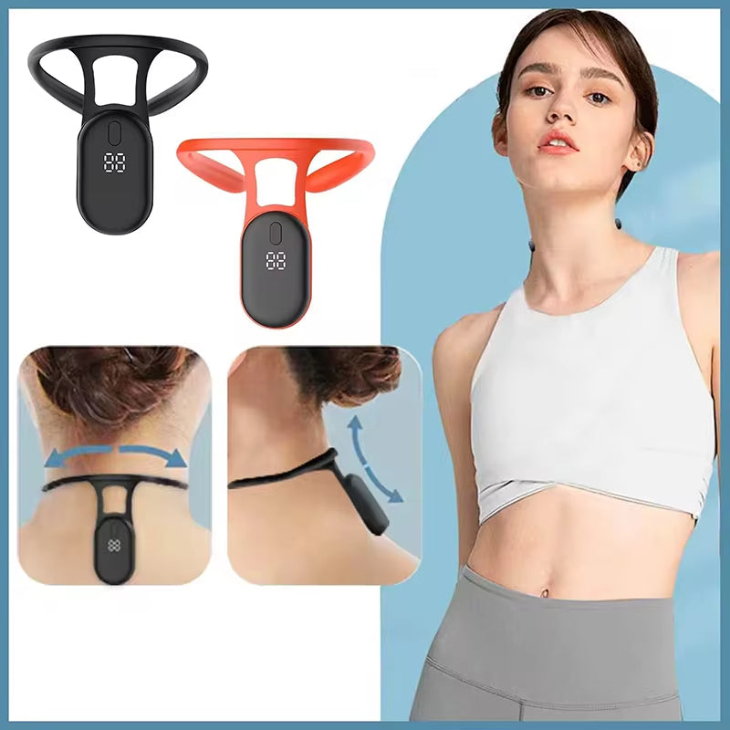 Intelligent Posture Corrector for Adults  Kids Miicro Vibration Reminder for Back  Neck Alignment
