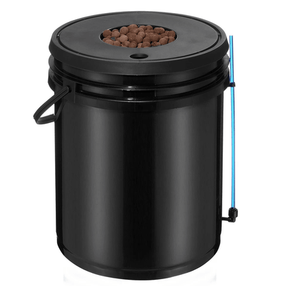 Hydroponics Deep Water Culture DWC System  8 Bucket 5 Gallon Kit With Air Pump  Stones 9