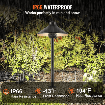 12 Pack Low Voltage Landscape Path Lights 1224V Outdoor LED Pathway Lighting  IP66 Waterproof 3W Re 1