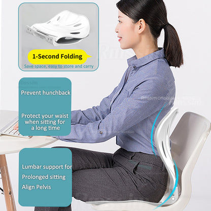 Ergonomic Back Support Cushion for Sitting Office Chair Posture Corrector for Back Pain Relief  Wa