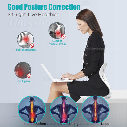 Ergonomic Back Support Cushion for Sitting Office Chair Posture Corrector for Back Pain Relief  Wa