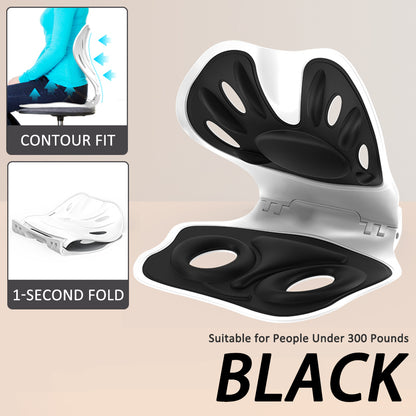 Ergonomic Back Support Cushion for Sitting Office Chair Posture Corrector for Back Pain Relief  Wa
