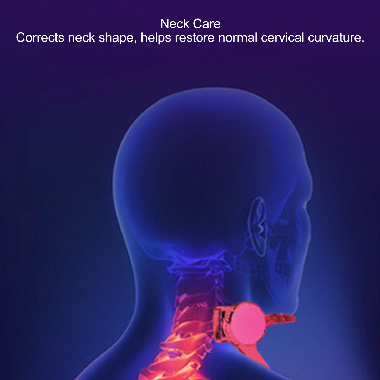 360 Adjustable Neck Brace Cervical Posture Corrector for Forward Head Alignment  Daily Comfort
