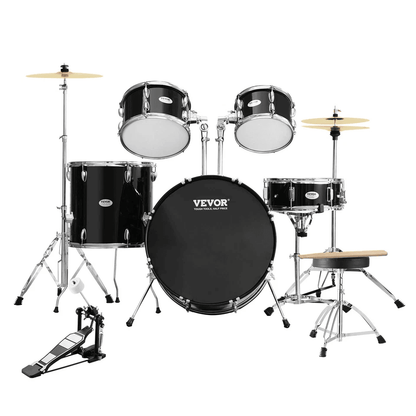 VEVOR Adult Drum Set 5Piece Drum Kit With Throne Cymbals Pedal  Stand  Beginner To Professional Aco 5