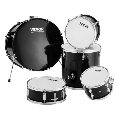 VEVOR Adult Drum Set 5Piece Drum Kit With Throne Cymbals Pedal  Stand  Beginner To Professional Aco 1