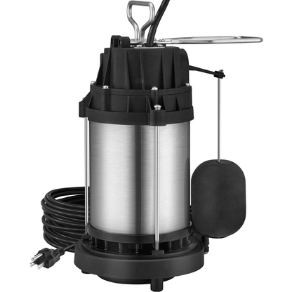 VEVOR 12 HP Submersible Sump Pump  4320 GPH Cast Iron  Steel Water Pump For Basement Flooding 6