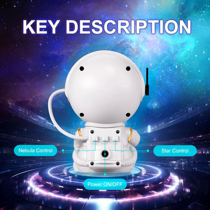 Astronaut Galaxy Star Projector LED Night Light for Childrens Bedroom  Ceiling Decoration