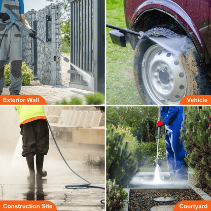 Universal Horizontal Pressure Washer Pump 25 GPM Power Washer Pump For Gas Engines 5
