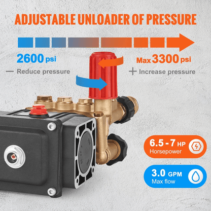 Universal Horizontal Pressure Washer Pump 25 GPM Power Washer Pump For Gas Engines 4