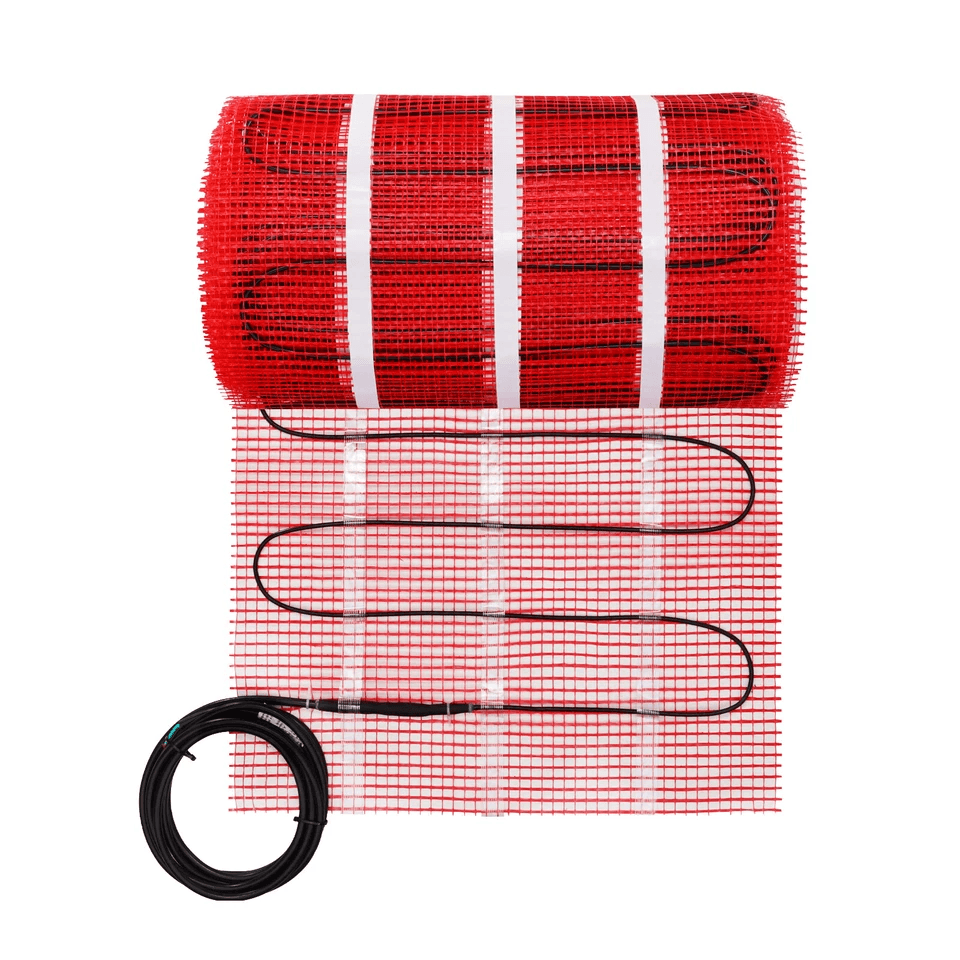 Electric Radiant Floor Heating System Heat Mat With Programmable Thermostat  EnergyEfficient Underf 5