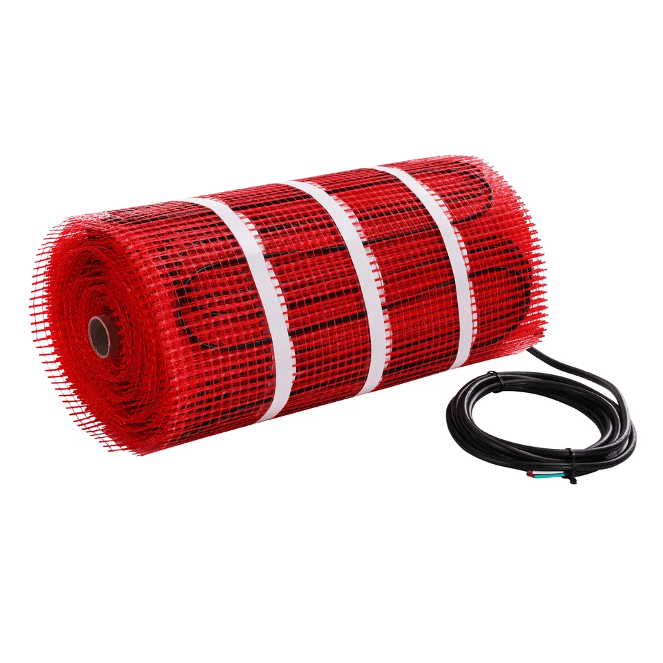 Electric Radiant Floor Heating System Heat Mat With Programmable Thermostat  EnergyEfficient Underf 6