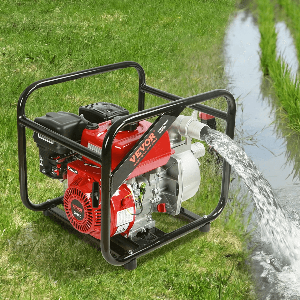 HeavyDuty Gas Powered Water Transfer Pump Stroke Engine For Trash Flood And Agricultural Irrigation 4
