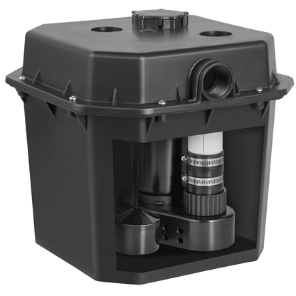 Heavy-Duty Utility Sink Pump Laundry Sink Drain Pump System with High Head, Automatic Submersible Pump for Basement