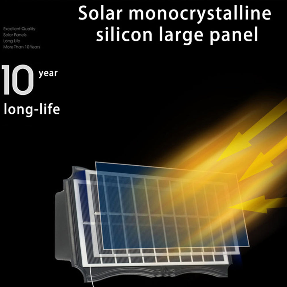 Waterproof Solar Wall Lamp Outdoor LED Light for Garden Decoration Balcony Porch and Fence