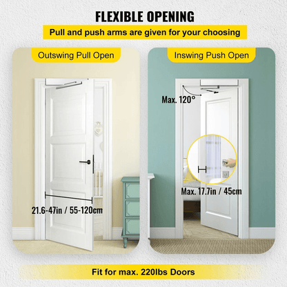 Automatic Swing Door Opener Handicap Door Opener W Wireless Controller Electric Door Opener Kit For 1