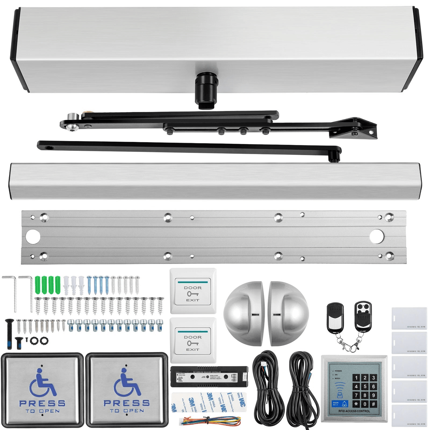 Automatic Swing Door Opener Handicap Door Opener W Wireless Controller Electric Door Opener Kit For 4