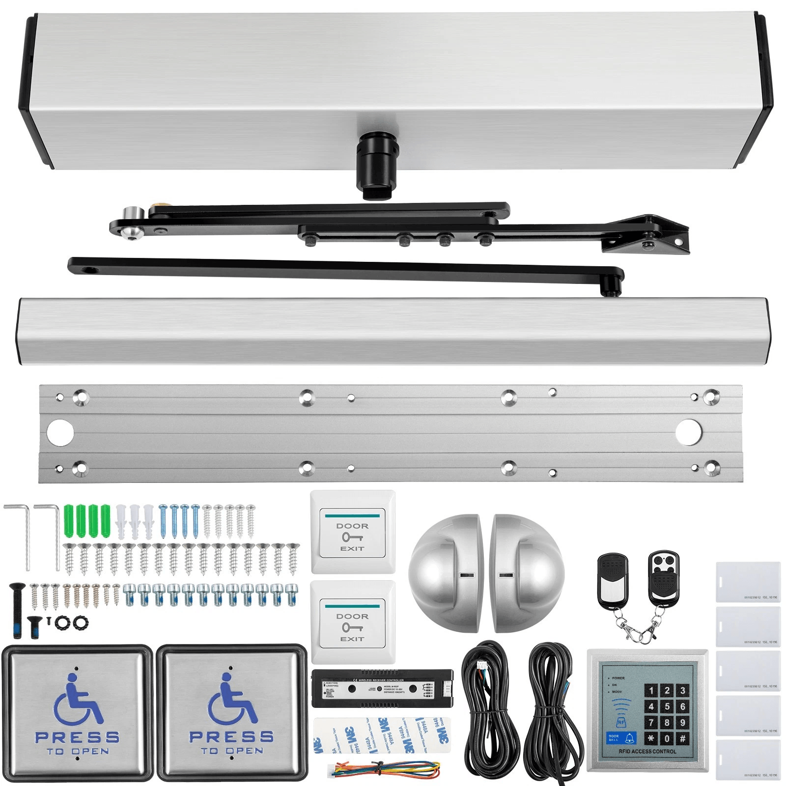 Automatic Swing Door Opener Handicap Door Opener W Wireless Controller Electric Door Opener Kit For 4