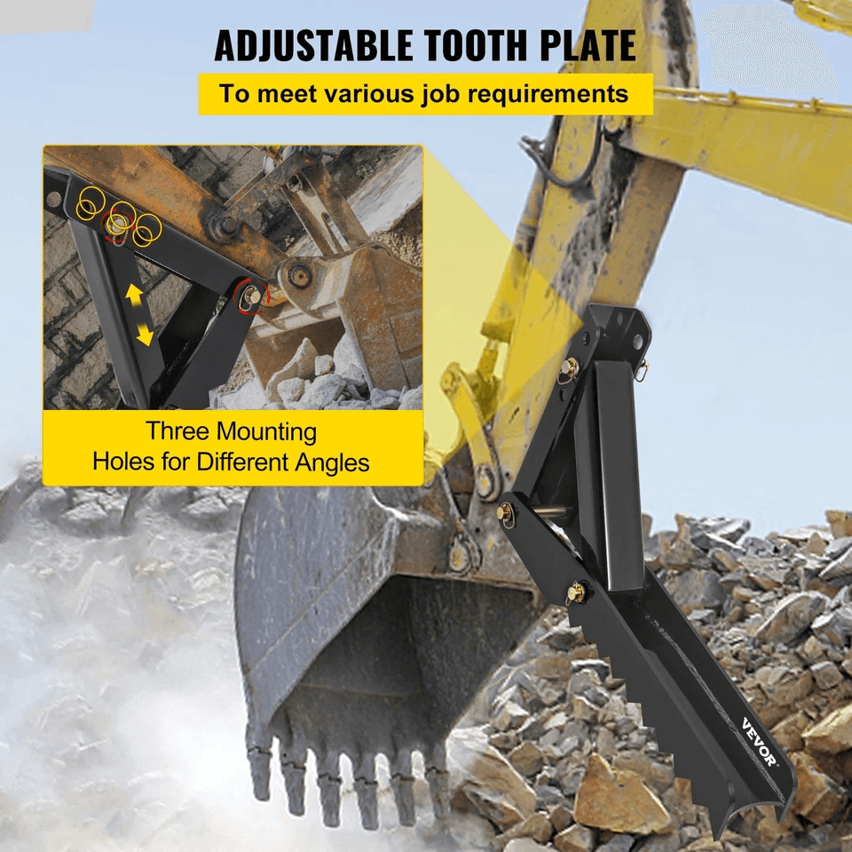 Heavy Duty Backhoe Thumb Universal Steel Plate Excavator Claw For Tractors 5
