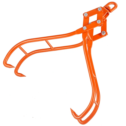 HeavyDuty Timber Claw Hook Log Grapple For Logging Capacity Rotating Ring Ideal For Tractors  ATVs 7