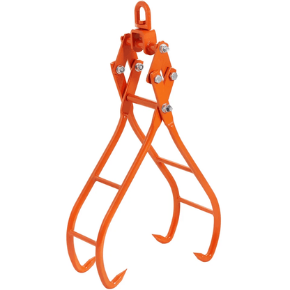 HeavyDuty Timber Claw Hook Log Grapple For Logging Capacity Rotating Ring Ideal For Tractors  ATVs 8