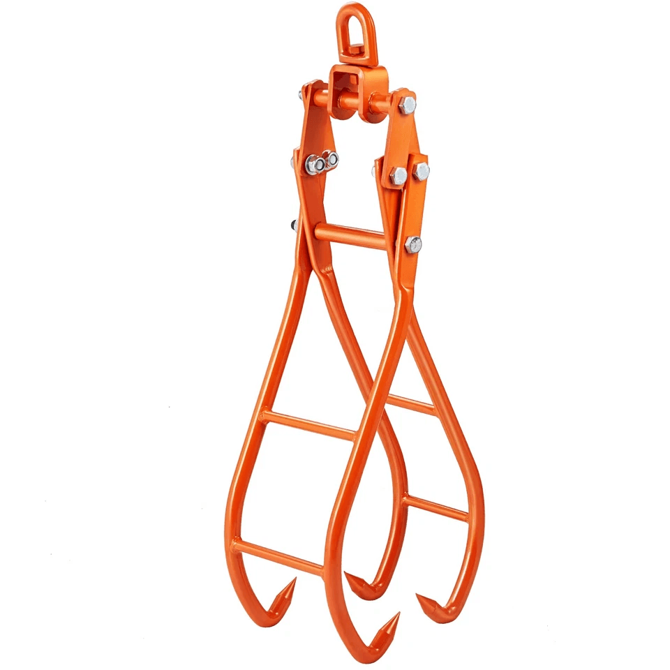 HeavyDuty Timber Claw Hook Log Grapple For Logging Capacity Rotating Ring Ideal For Tractors  ATVs 10