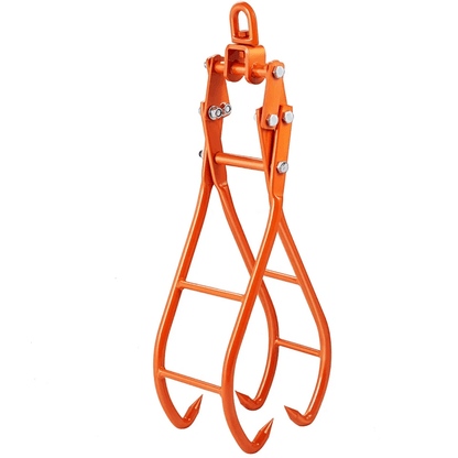 HeavyDuty Timber Claw Hook Log Grapple For Logging Capacity Rotating Ring Ideal For Tractors  ATVs 10