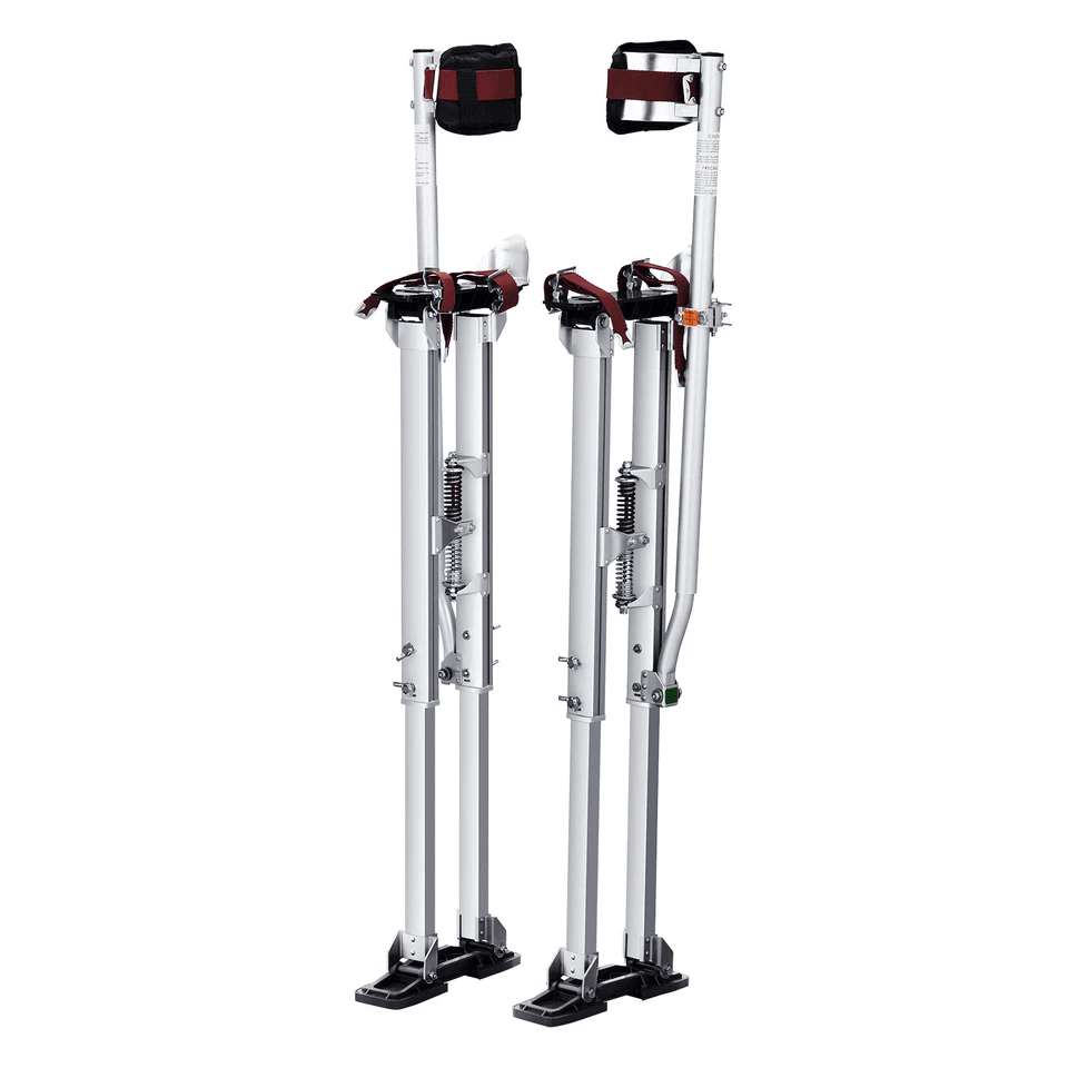 Adjustable Aluminum Drywall Stilts, Professional Tool for Painting, Taping, and High Reach Tasks