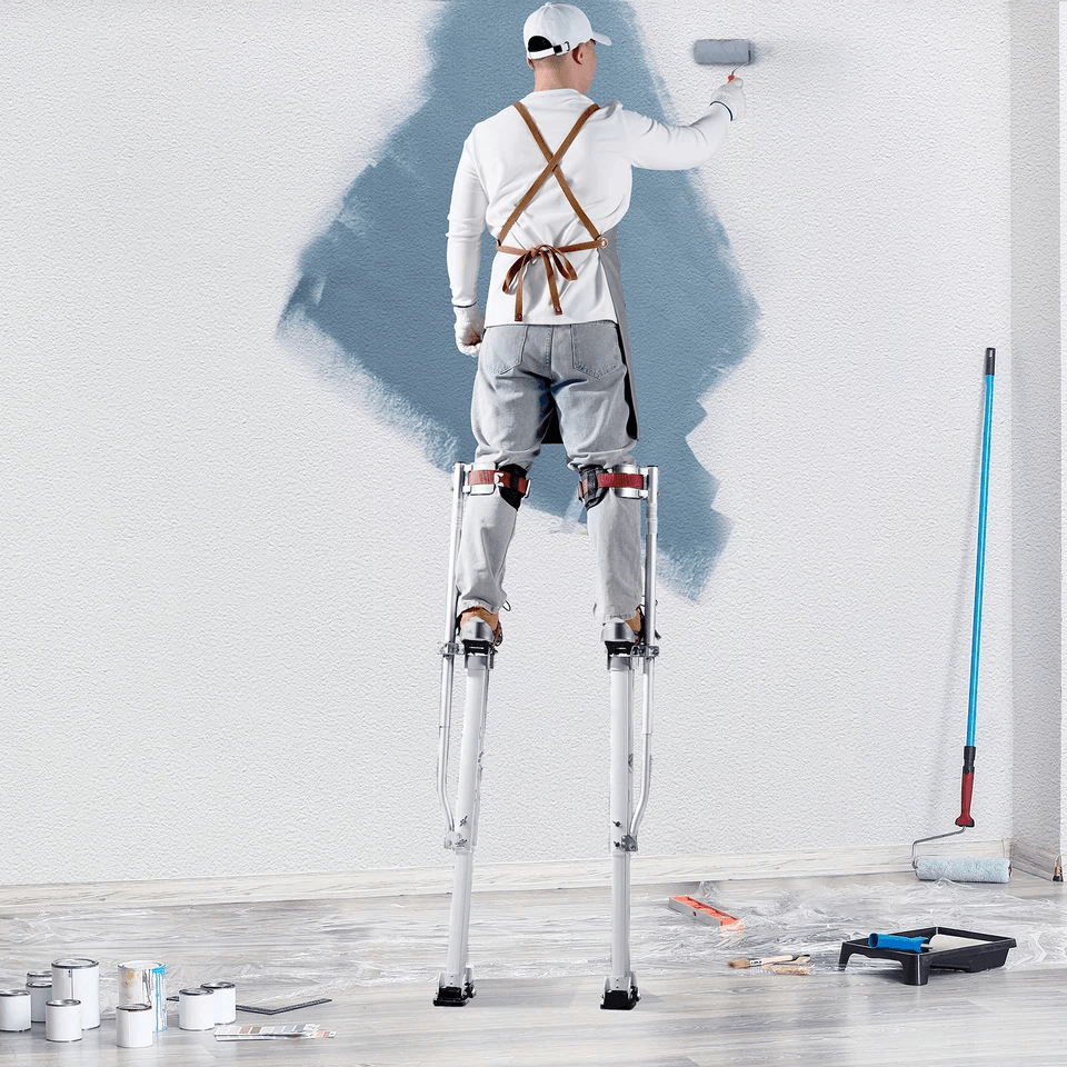 Adjustable Aluminum Drywall Stilts Professional Tool For Painting Taping And High Reach Tasks 6