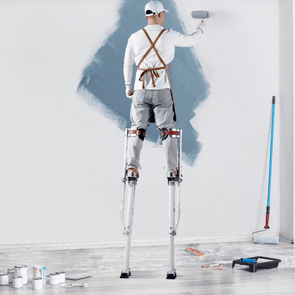 Adjustable Aluminum Drywall Stilts Professional Tool For Painting Taping And High Reach Tasks 6
