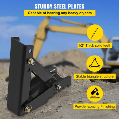 18 Backhoe Thumb Attachment  12 Steel Plate Universal Excavator Claw For Tractor 4