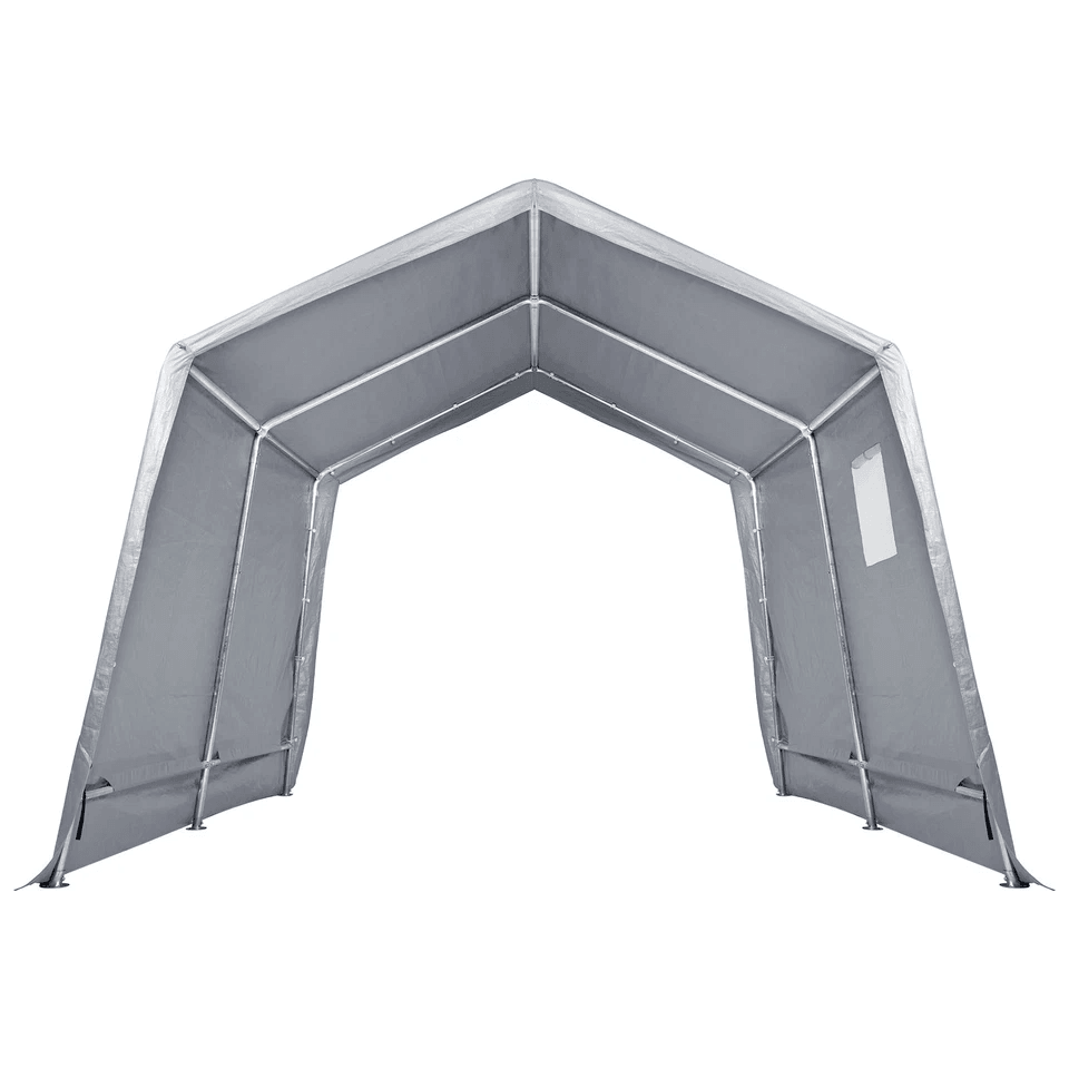 HeavyDuty Portable Storage Shelter Garage Shed Tent Outdoor Zipper Carport For Vehicles Tools  Equi 9