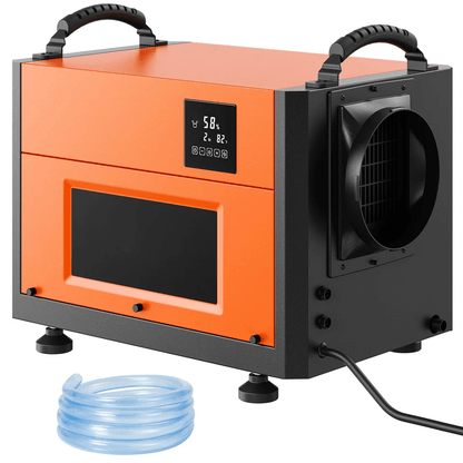 High Capacity Commercial Dehumidifier with Built-in Pump & Drain Hose for Crawl Spaces and Basements