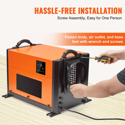 High Capacity Commercial Dehumidifier With Builtin Pump  Drain Hose For Crawl Spaces And Basements 4